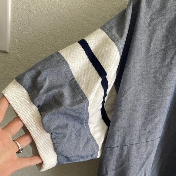 Christian Dior Vintage  Men’s large Slate blue white Polo - Picture 4 of 5